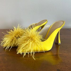 Sam Edelman Feather Mule Pumps